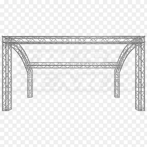 桁架钢方桌-金属桁架