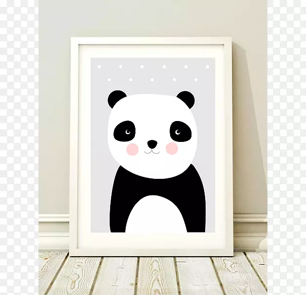 大熊猫海报儿童室-A3海报