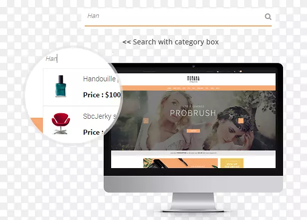 响应式网页设计数字营销图形设计多用途产品销售传单