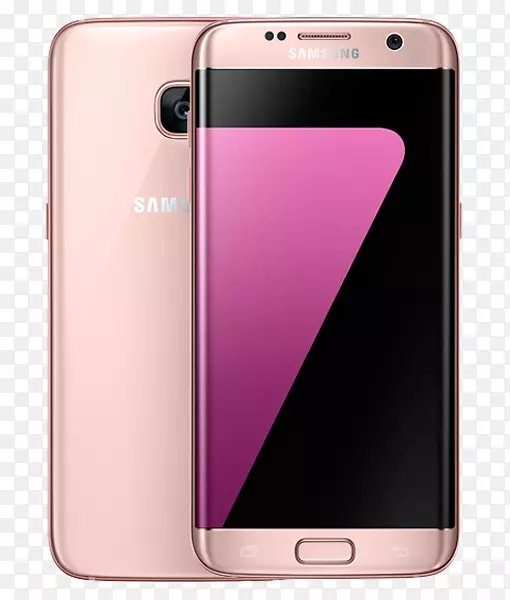 三星安卓粉色金智能手机用户识别模块-三星银河边缘