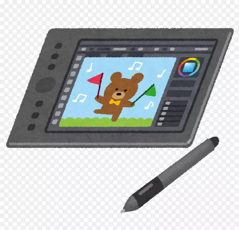数码书写和图形平板微软平板电脑剪贴机画室插画