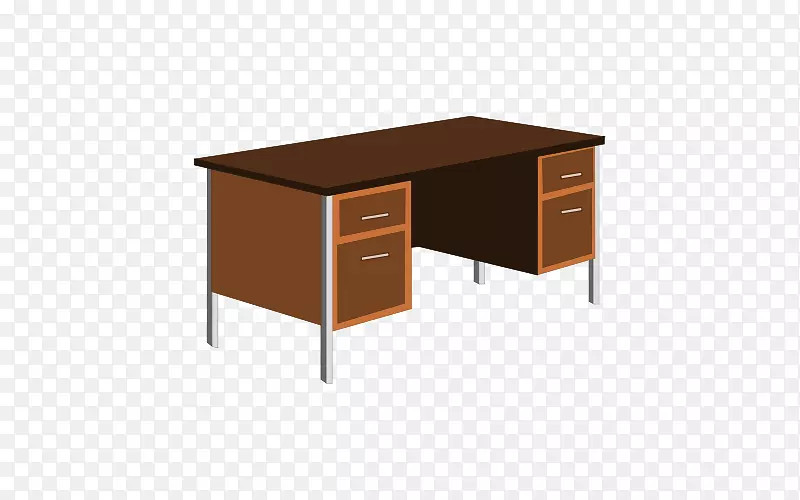 电脑办公桌办公室剪贴画桌