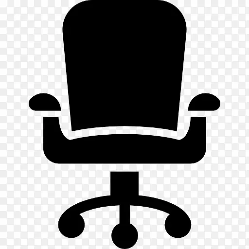 办公椅、桌椅、转椅、桌子、电脑图标-椅子
