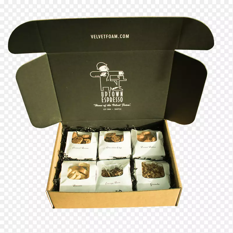 箱式烘焙咖啡浓缩饼干盒