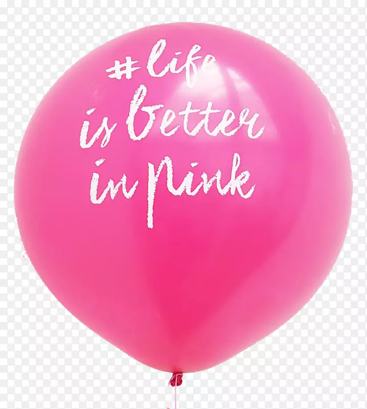 粉红m气球rtv粉红色气球