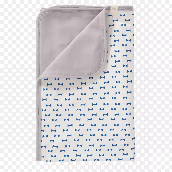 蓝色平装棉书封面纺织品婴儿毛毯