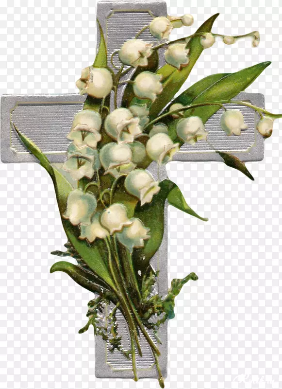 复活节花束设计鲜花花束贺卡剪花卷束