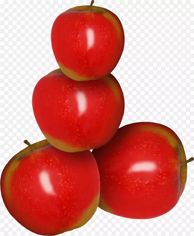 李子番茄苹果配件水果剪贴画-苹果