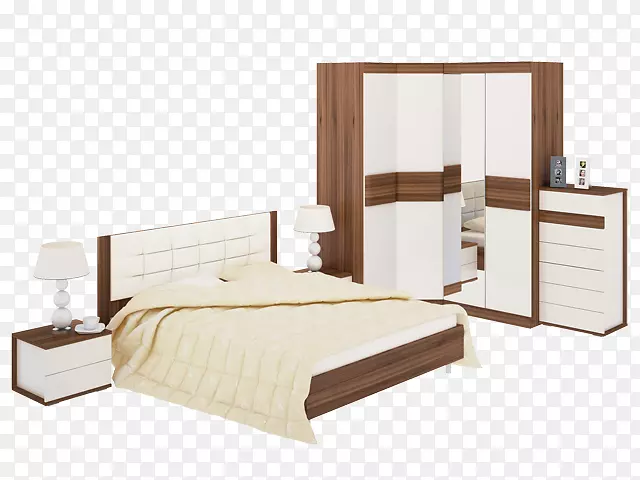 床头柜，卧室家具，衣柜和衣柜.桌子