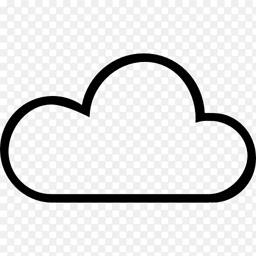 计算机图标internet云计算符号抽象云