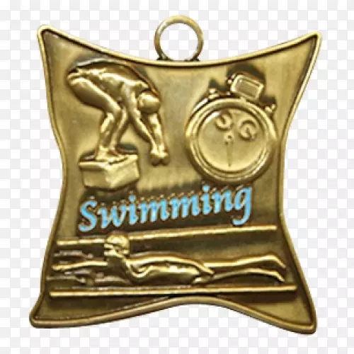 铜青铜01504金字体-闪闪发亮的游泳环