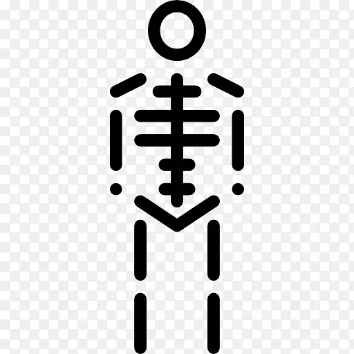 解剖计算机图标人体骨架符号