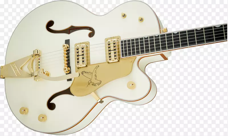 Gretsch白色猎鹰顶吉他半声吉他