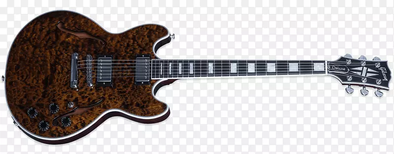 吉布森ES-335电吉他吉布森品牌公司。螺母吉他