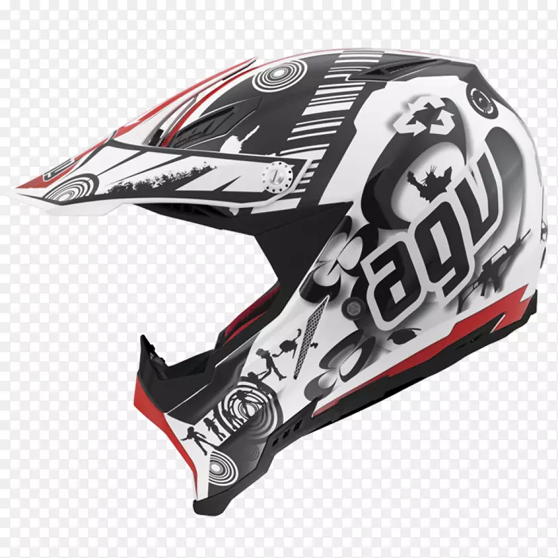 自行车头盔摩托车头盔曲棍球头盔滑雪雪板头盔AGV-酷摩托