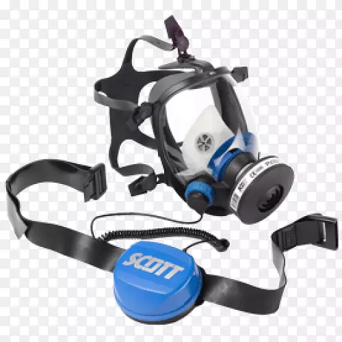 动力空气净化呼吸器全脸潜水面罩自给式呼吸器面罩