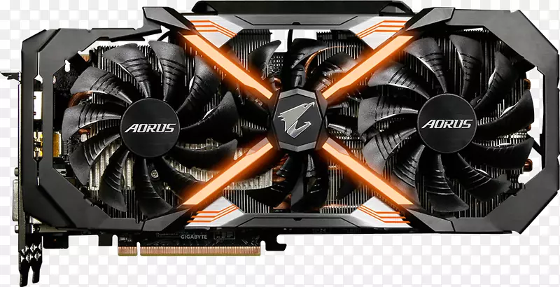 显卡和视频适配器Nvidia Aorus GeForce GTX 1080 ti Xtreme版11g英伟达精视GTX Nvidia GeForce GTX 1080-NVIDIA