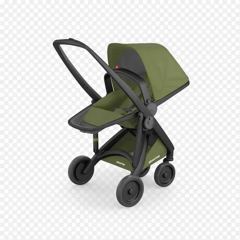 婴儿运输婴儿和幼儿汽车座椅-绿色橄榄