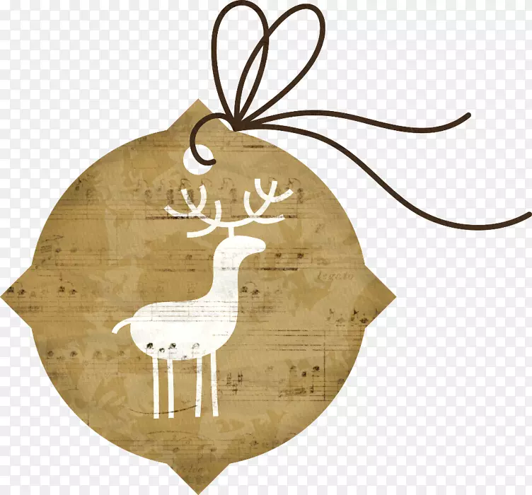 画想法驯鹿圣诞节-驯鹿