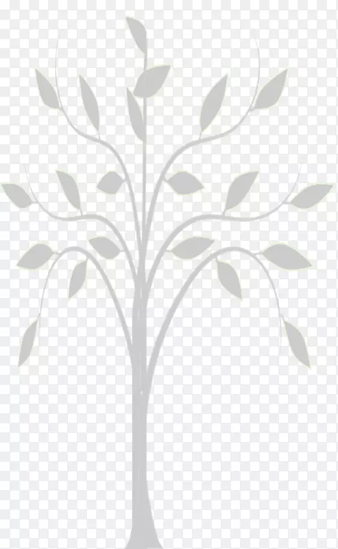 嫩枝植物茎叶白色字体促销