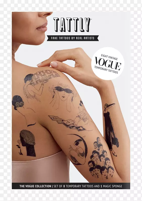 纹身时尚杂志Tattly-临时纹身