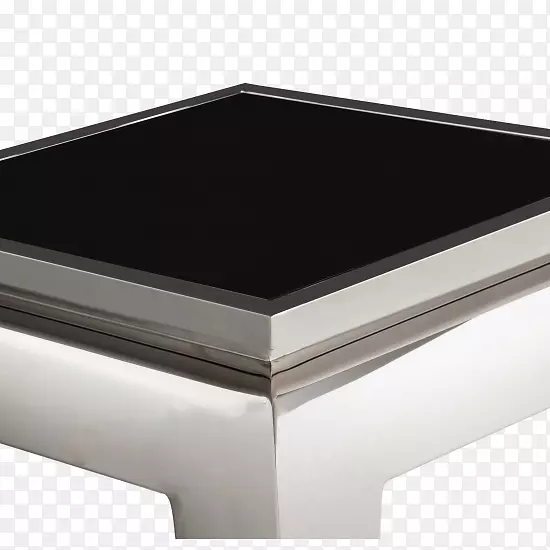 咖啡桌，黑色方形长方形桌子