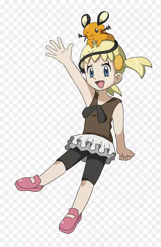 Pokémon x和y Serena pikachu可能黎明-Pikachu