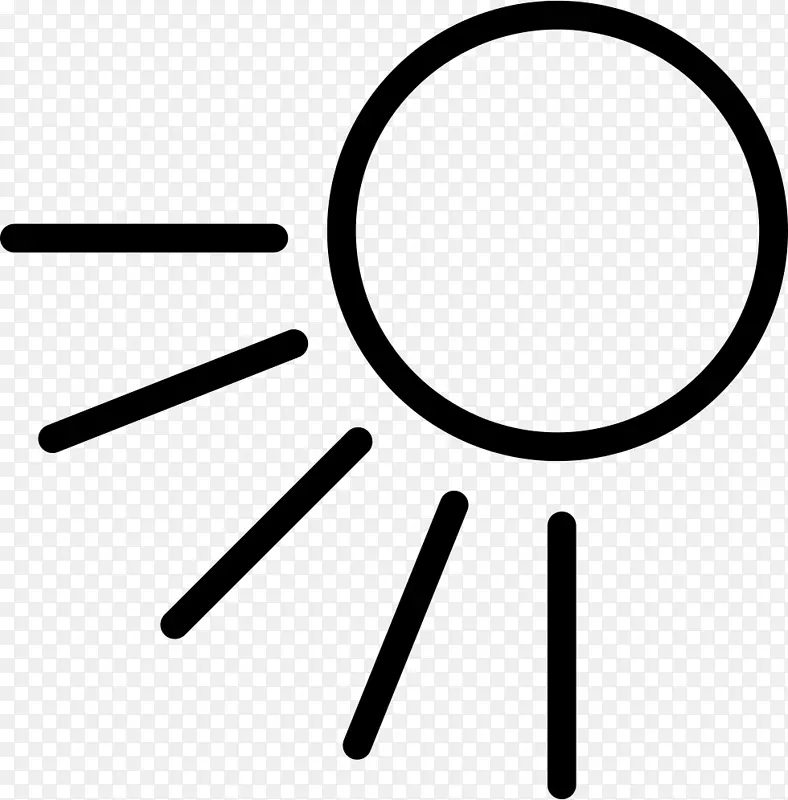 电脑图标太阳符号阳光剪辑艺术直射阳光
