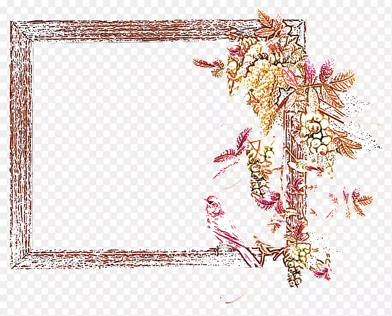 画框花卉设计