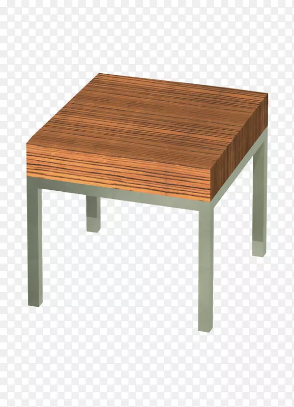 咖啡桌，木材染色角-展台
