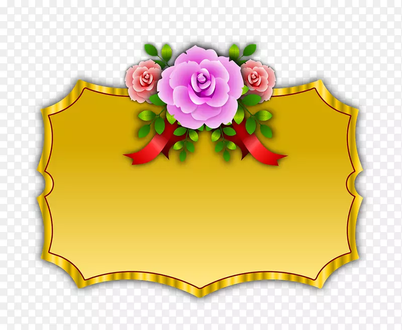 玫瑰桌面壁纸花卉设计剪贴画-玫瑰