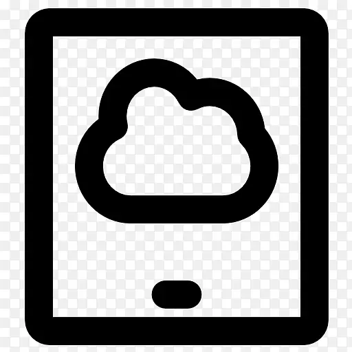 云存储云计算计算机数据存储计算机图标云计算
