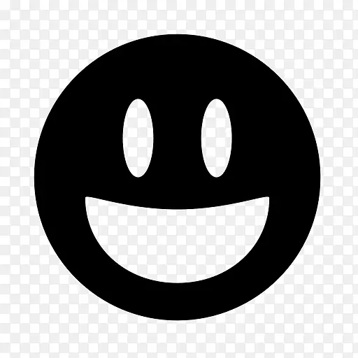 笑脸表情电脑图标符号-笑脸