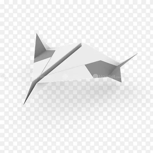 纸飞机折纸模型-飞机