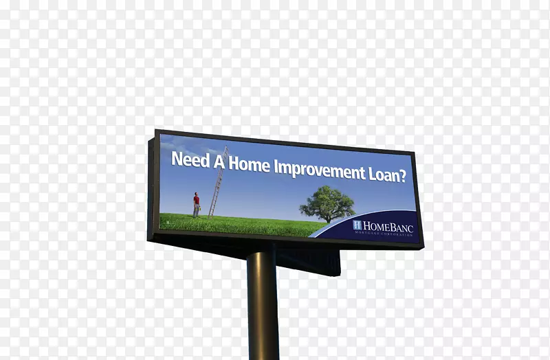 电脑显示器显示广告多媒体广告牌-房屋贷款