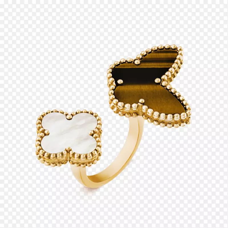 梵克莱夫和阿皮尔斯耳环珠宝首饰设计.戒指