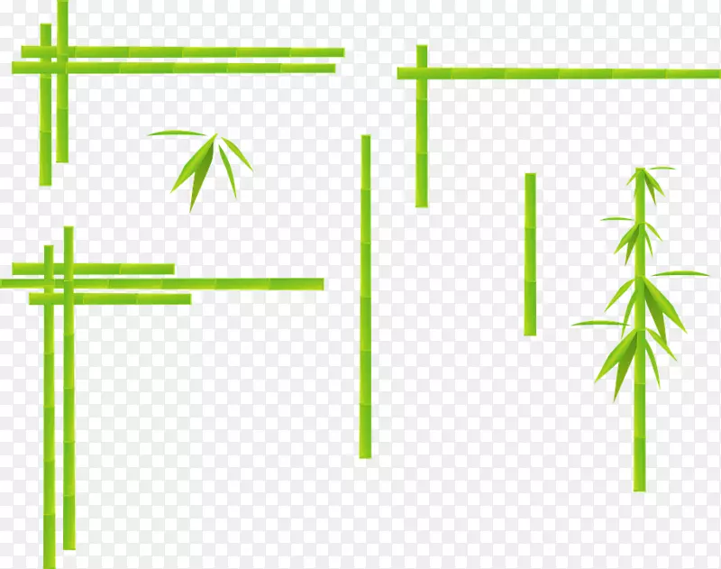 热带竹子剪贴画