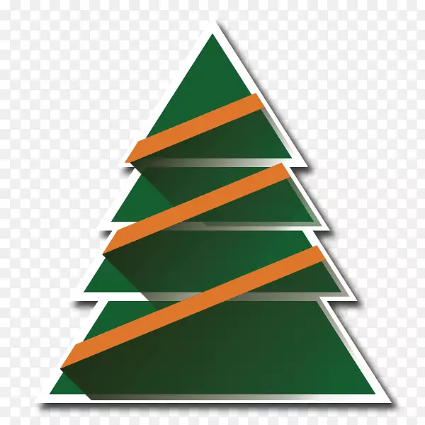 圣诞树三角形-圣诞树
