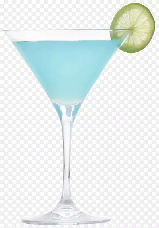 蓝色夏威夷柠檬-莱姆饮料鸡尾酒装饰玛格丽塔巴卡迪鸡尾酒-饮料