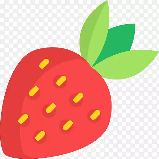 水果草莓电脑图标食品干燥剪贴画-草莓