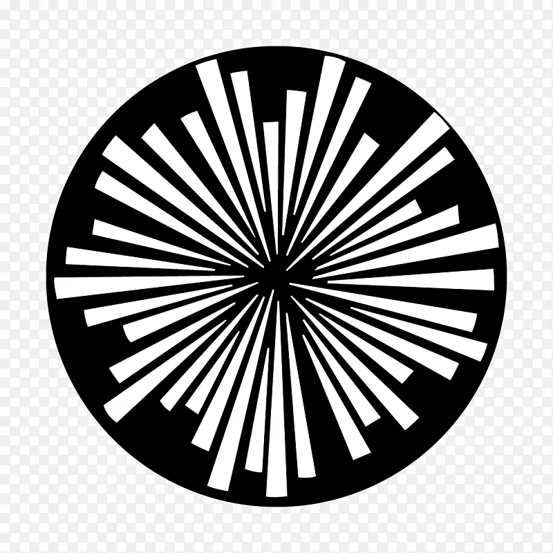 圆圈徽标gobo玻璃字体-圆圈