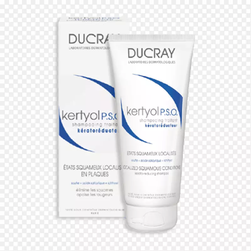 Ducray kertyol p.s.o.去角治疗洗发水护发头皮屑洗发水
