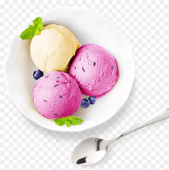 冷冻酸奶冰淇淋，冰糕，酸奶甜点-冰淇淋