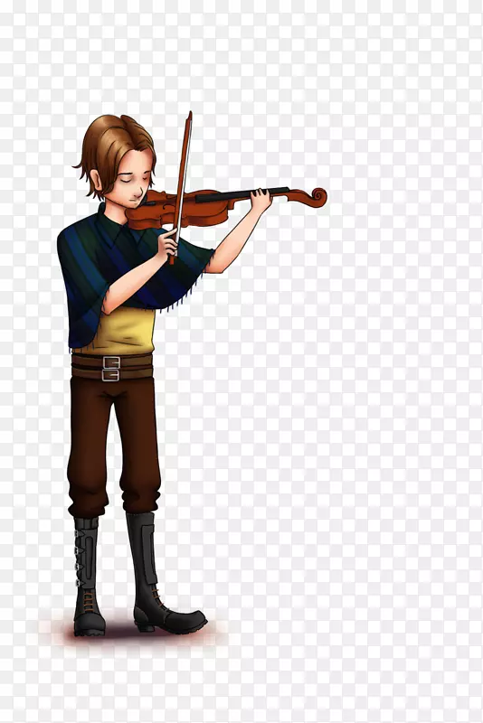 小提琴雕像-小提琴