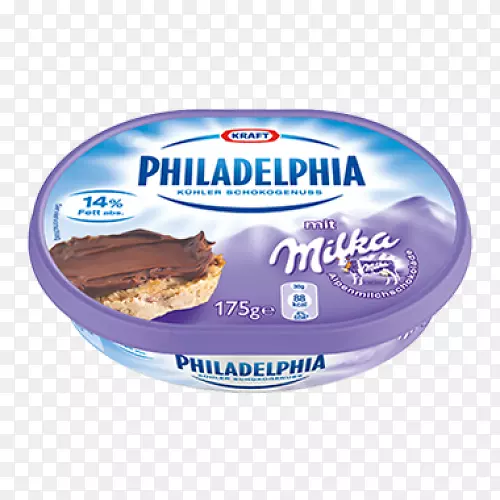 米尔卡费城奶油奶酪巧克力牛奶