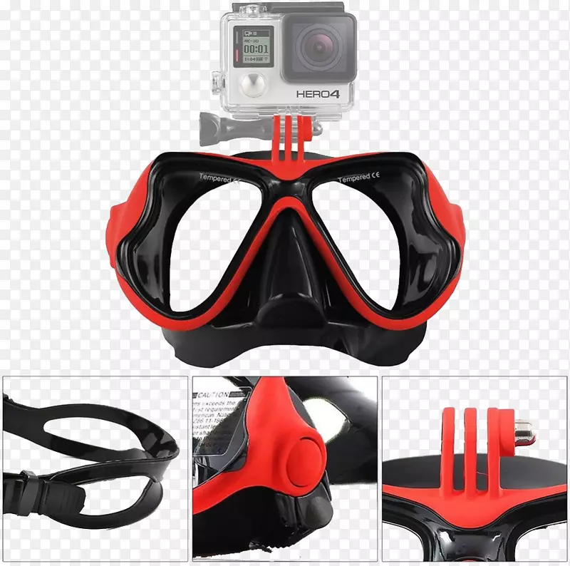 潜水和潜水面具水下潜水充气潜水-GoPro