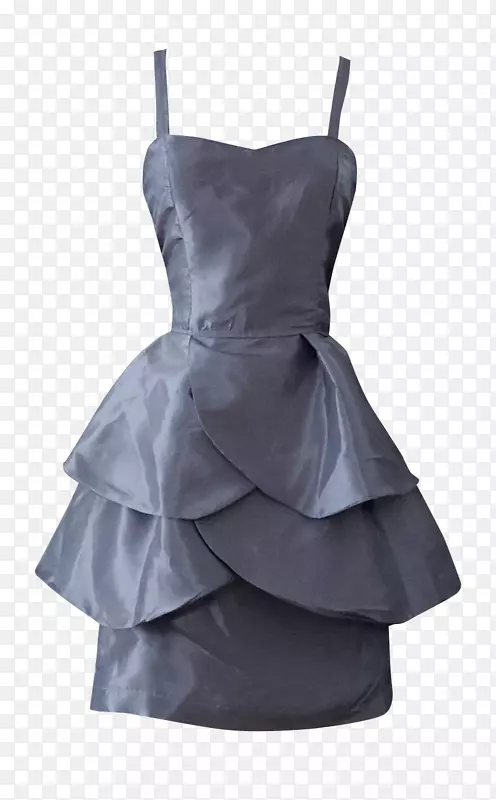 鸡尾酒裙，缎面婚纱，服装-连衣裙