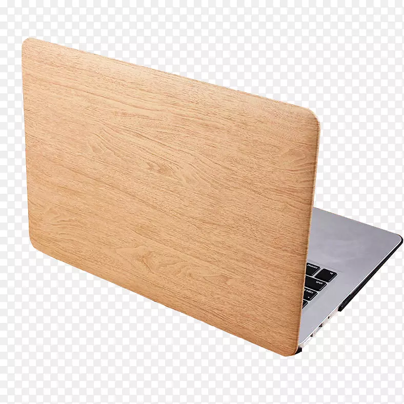 笔记本电脑机箱和外壳Macbook视网膜显示木材-笔记本电脑