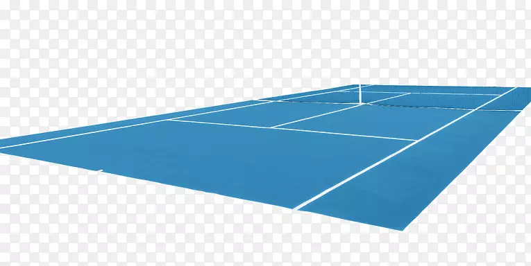 网球中心彩色运动场-涂有涂层的基础
