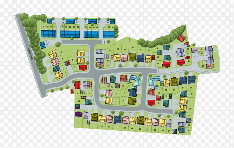 住宅区城市设计平面图土地地段设计